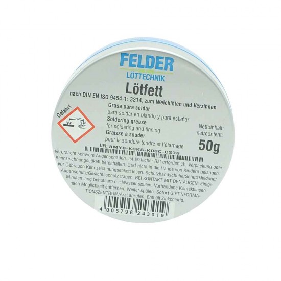 Felder Lötfett Lehim Pastası 50 Gram