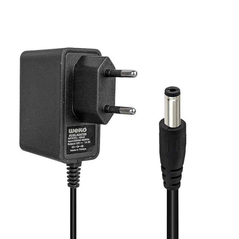 Weko 12 Volt 1 Amper 10 Watt Uydu Alıcı Adaptörü 5.5x2.5 Uçlu