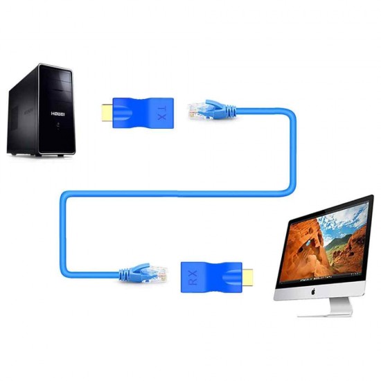 30 Metre HDMI 4K Cat5/Cat6/Cat7 Uzatıcı Extender