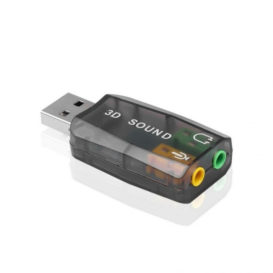 Harici USB ses kartı 3.5mm Mic kulaklık ses adaptörü