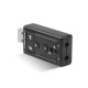 Mini USB 2.0 3D sanal 480Mbps 7.1 kanal ses kartı adaptörü