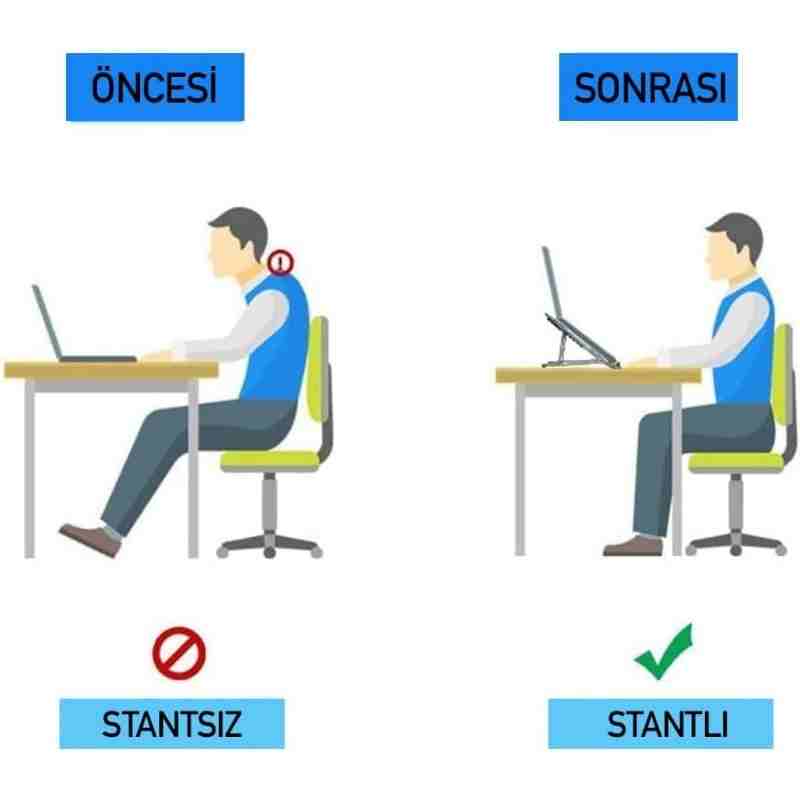 Taşınabilir Laptop Stant Bilgisayar Stant Notebook Stant