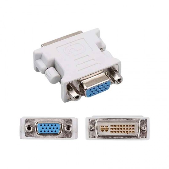 DVI Erkek VGA Dişi Çevirici Adaptör