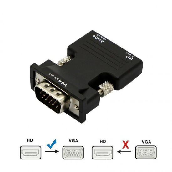 HDMI dişi VGA erkek dönüştürücü adaptörü 1080P hd Video çıkışı