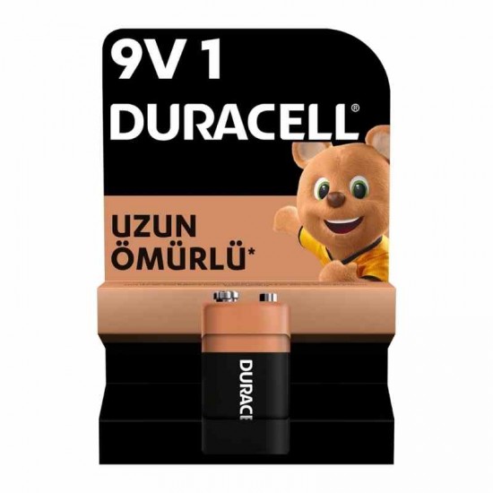 Duracell 9V Alkalin Pil