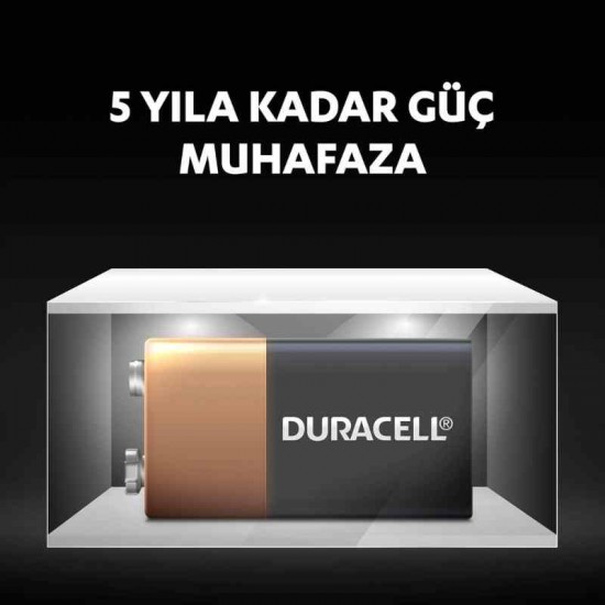 Duracell 9V Alkalin Pil