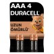 Duracell AAA Alkalin İnce Kalem Pil 4'lü paket 1,5 V 