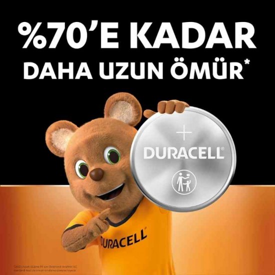 Duracell CR2032 Lityum Düğme Pil 4’lü Paket 3V