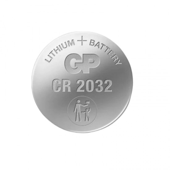 Gp CR2032 Yassı Düğme Pil 3V 5'li Paket