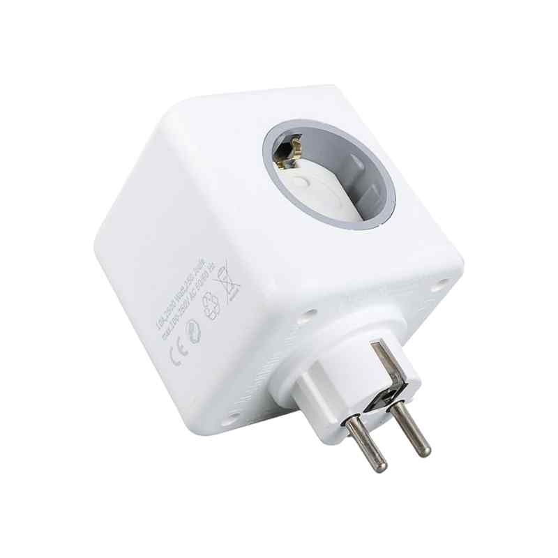 Vea Termal Akım Korumalı 3'lü Duvar Küp Priz 2xUSB 1xTYPE-C 