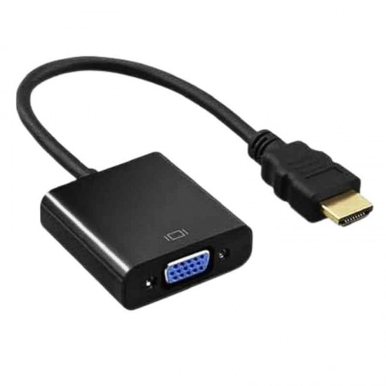 Alfais HDMI To Vga Monitör Tv Çevirici Dönüştürücü