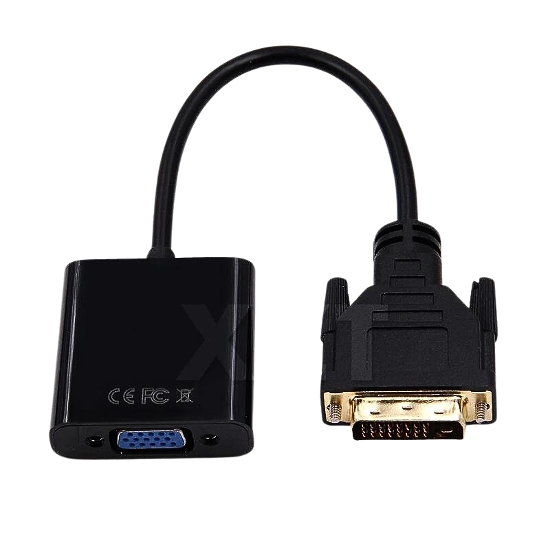 DVI-D erkek VGA Dişi Video dönüştürücü adaptör DVI 24 + 1 25 Pin