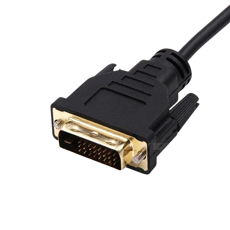 DVI-D erkek VGA Dişi Video dönüştürücü adaptör DVI 24 + 1 25 Pin