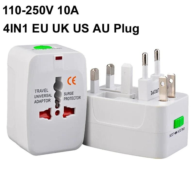 Amerikan Fiş Priz Dönüştürücü Adaptör 110-250 V 10A Amerikan Fiş Priz Dönüştürücü Adaptör 110-250 V 10A