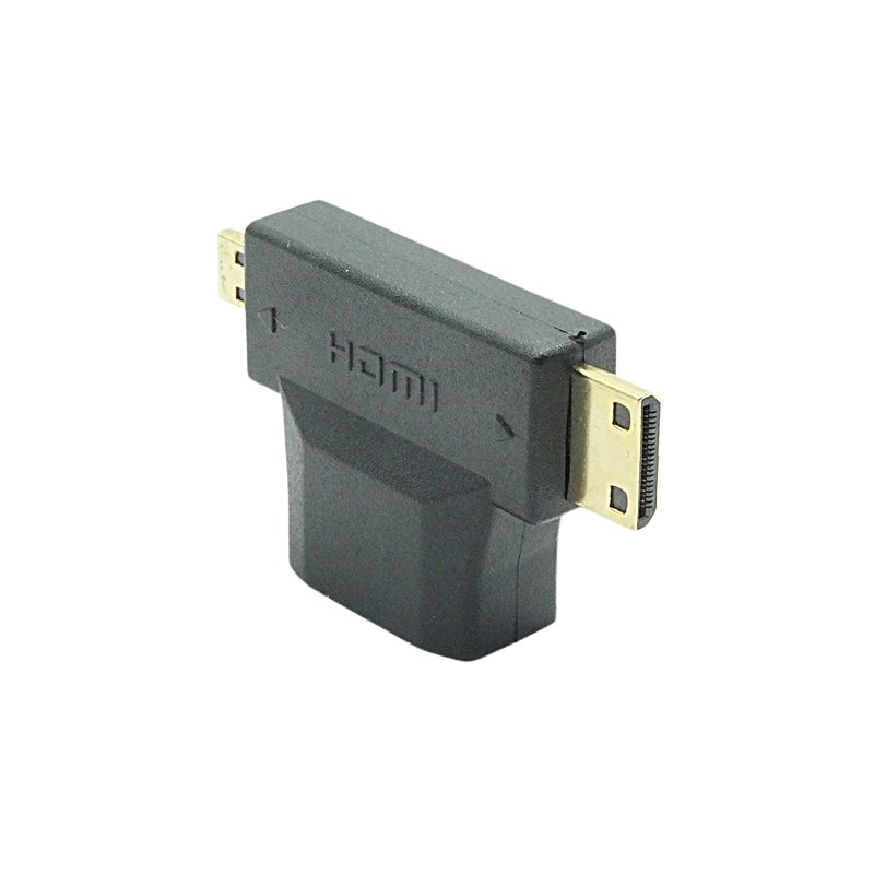 Mini hdmi 3 in 1 mikro hdmi uyumlu hdtv 1.4 kablo adaptörü dönüştürücü