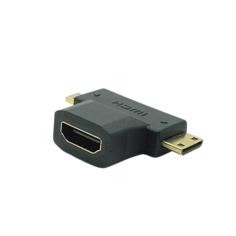 Mini hdmi 3 in 1 mikro hdmi uyumlu hdtv 1.4 kablo adaptörü dönüştürücü
