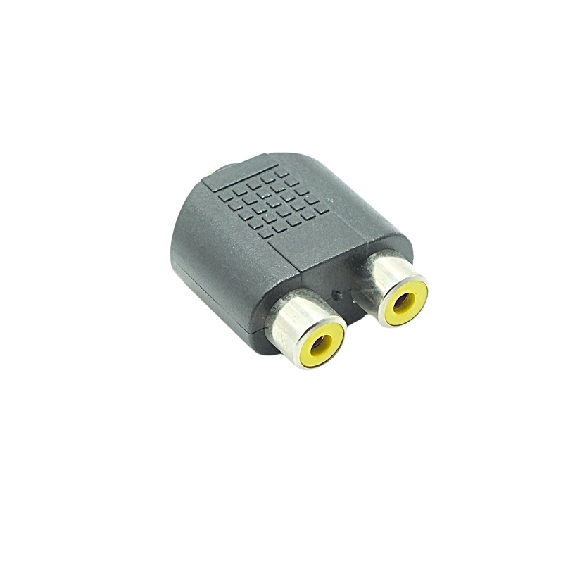 3.5 mm Stereo Dişi 2 RCA Dişi Çevirici Jack Fiş