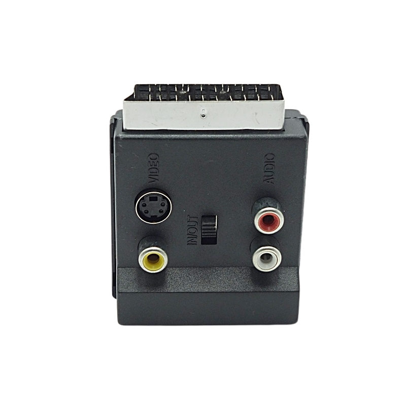 SCART 3RCA Jack S Video AV TV dönüştürücü adaptörü