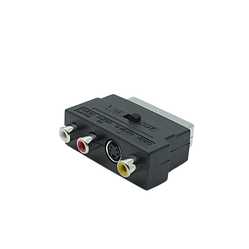 Scart Adaptör Switch'li Çevirici İn-Out
