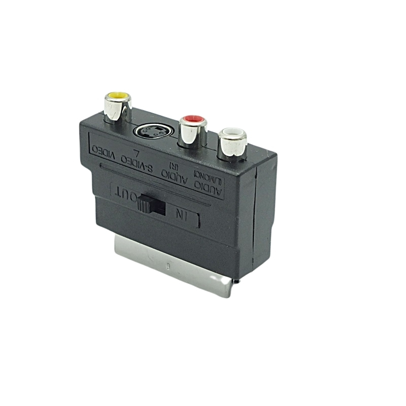 Scart Adaptör Switch'li Çevirici İn-Out