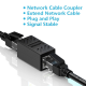 RJ45 Cat5 Cat6 Cat7 Cat8 Ethernet Kablo Uzatma Aparatı