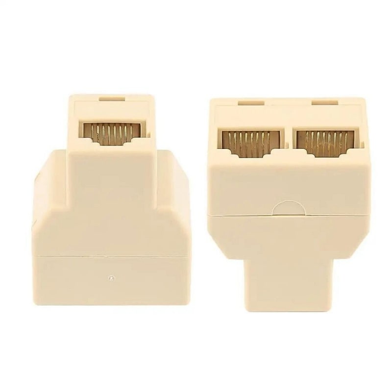 RJ45 Splitter Ethernet Ağ Adaptörü CAT5 CAT6 CAT7 LAN Konektör Fiş