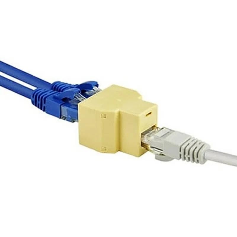 RJ45 Splitter Ethernet Ağ Adaptörü CAT5 CAT6 CAT7 LAN Konektör Fiş