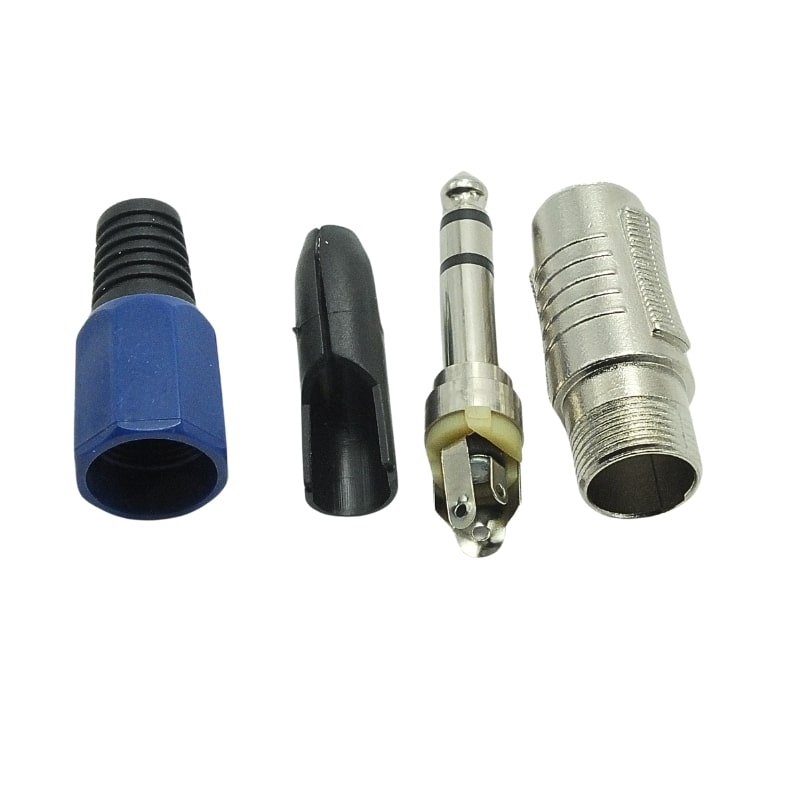 6.3 mm Stereo Metal Gitar Jack Fiş Nötrix Tipi
