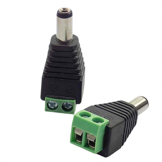 DC erkek Jack fiş konnektörü 2.1x5.5mm güç kaynağı adaptörü