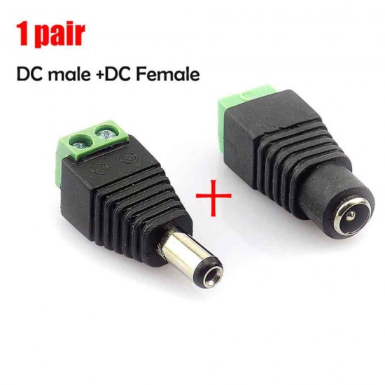 DC erkek Jack fiş konnektörü 2.1x5.5mm güç kaynağı adaptörü