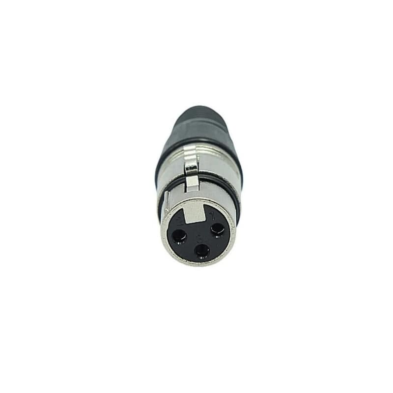 Canon 3 Pin Metal Dişi Jack Fiş
