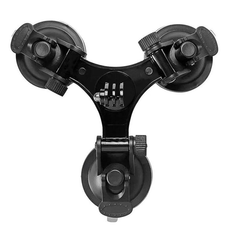 Gopro 7 8 9 10 Araba cam tutucu 3 vantuzlu tripod maunt