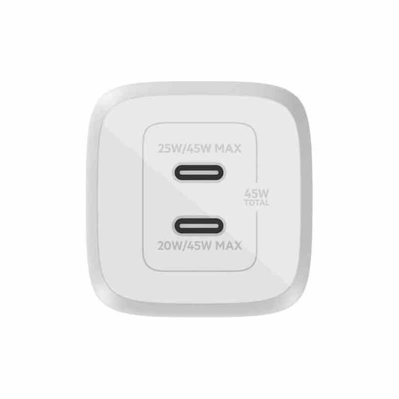 Belkin 45 W USB-C şarj cihazı, 2 bağlantı noktalı