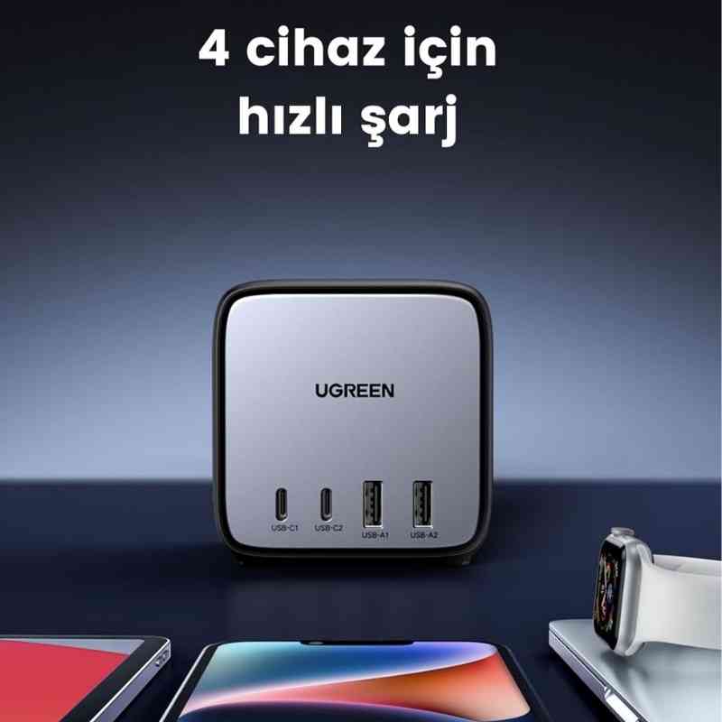 UGREEN DigiNest Cube 65W Güç Şeridi GaN USB C Şarj Cihazı