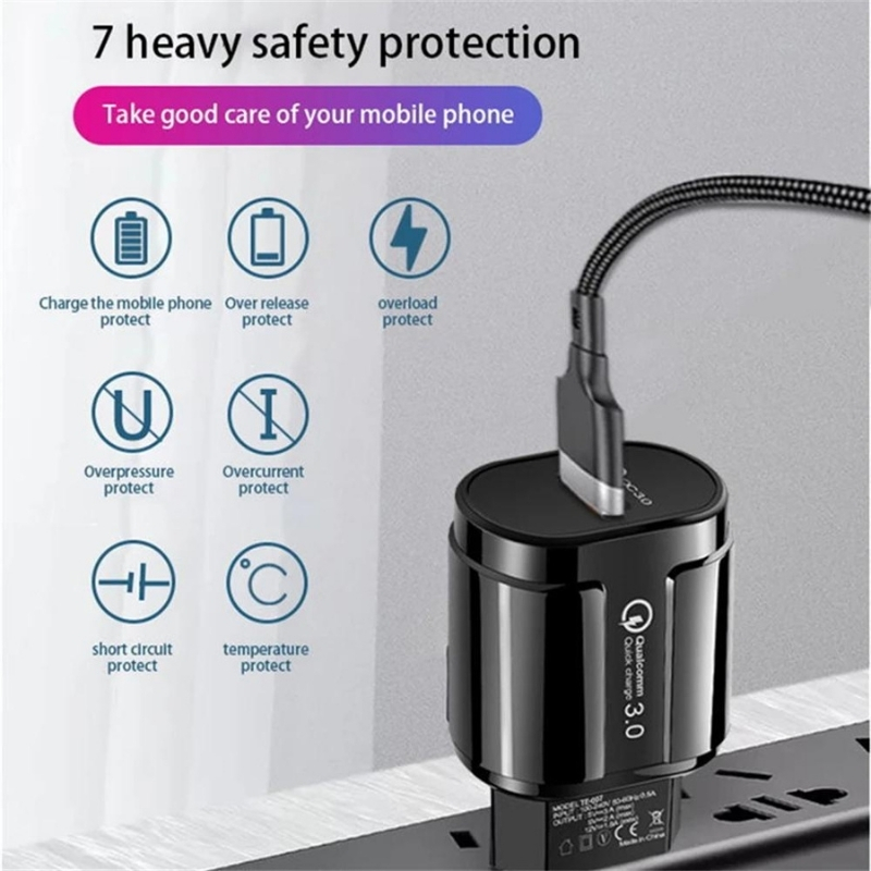 YKZ hızlı şarj 3.0 18W QC 3.0 4.0 hızlı şarj aleti cihazı