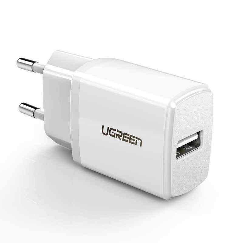 Ugreen 2.1A Seyahat USB Şarj Cihazı Beyaz Ugreen 2.1A Seyahat USB Şarj Cihazı Beyaz