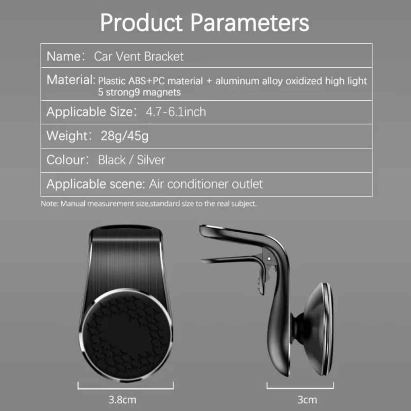 Manyetik araç telefonu tutucu Metal standı