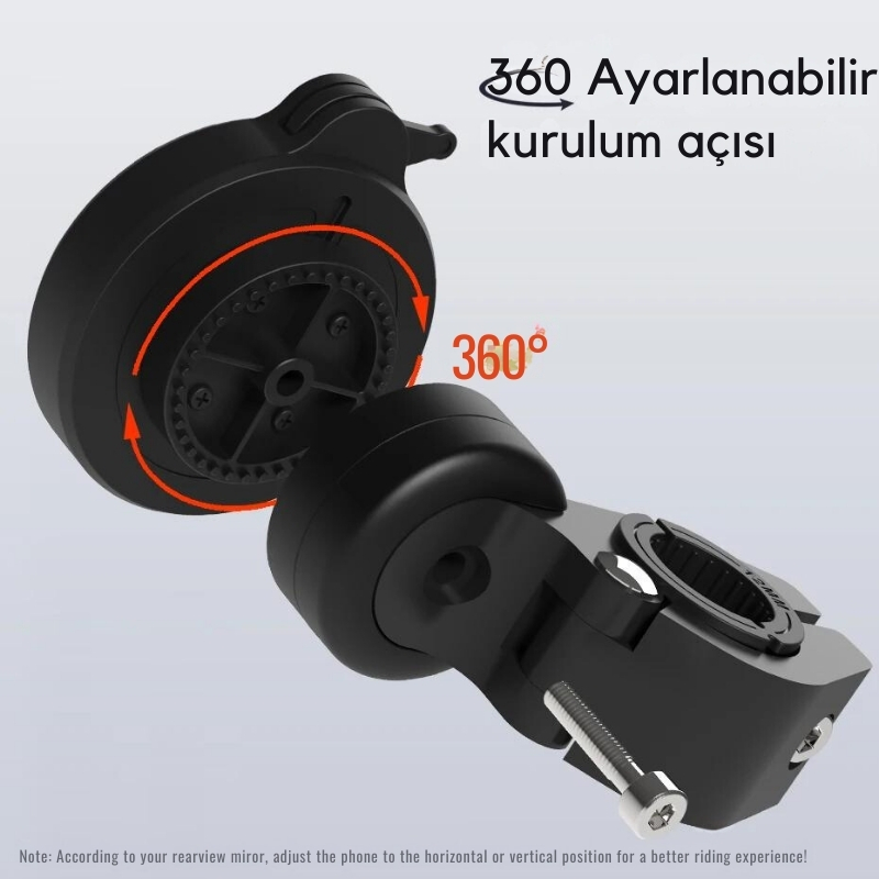 Motosiklet Dikiz Aynası Cep Telefon Tutucu Maunt