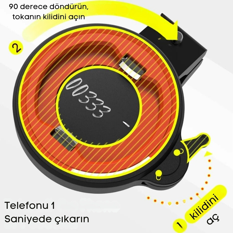 Motosiklet Dikiz Aynası Cep Telefon Tutucu Maunt