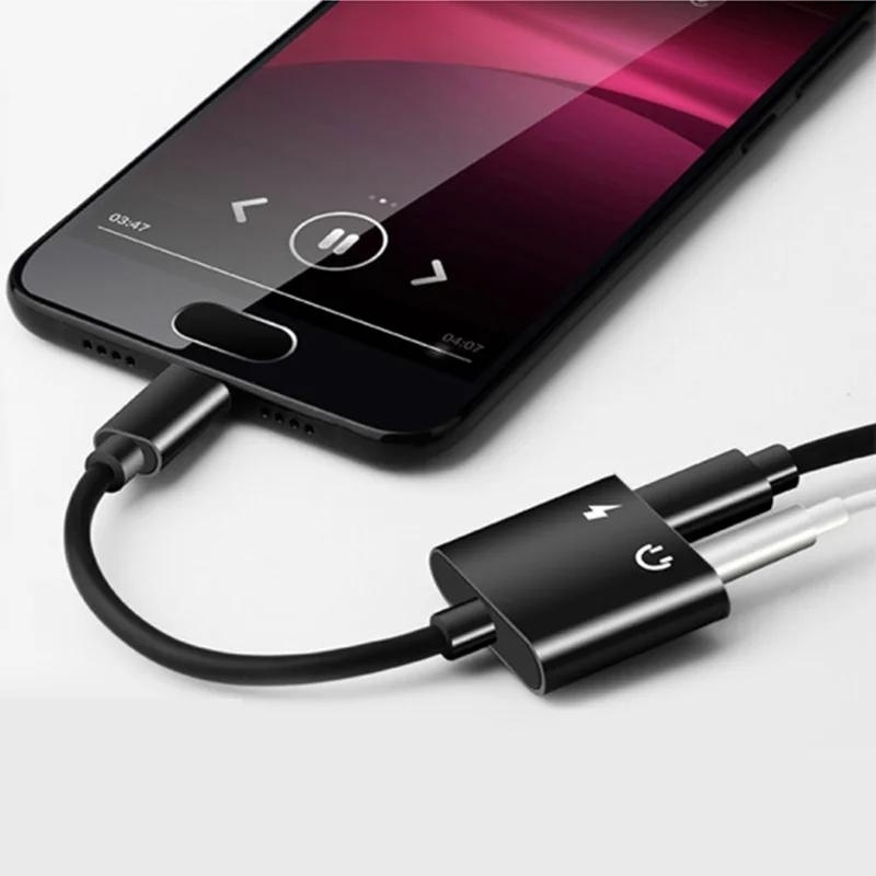 USB C type C Jack 3.5mm adaptörü 2 in 1 AUX ses kablosu USB C type C Jack 3.5mm adaptörü 2 in 1 AUX ses kablosu