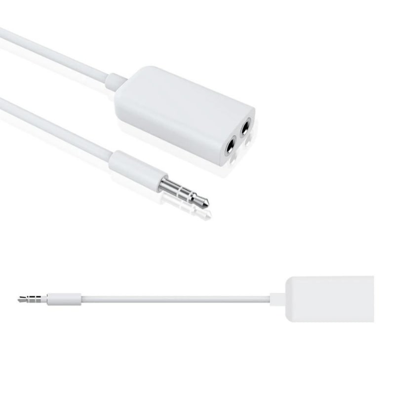 3.5mm Çift Çıkışlı Stereo Kulaklık Adaptörü