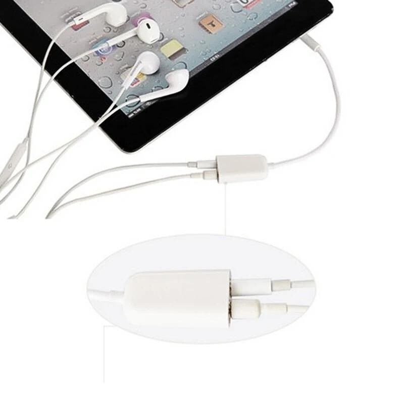 3.5mm Çift Çıkışlı Stereo Kulaklık Adaptörü