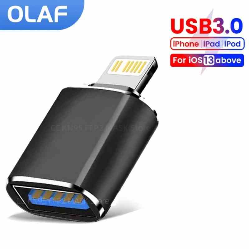 İphone için USB 3.0 OTG dönüştürücü adaptör
