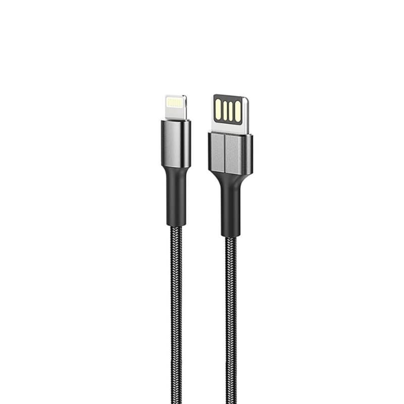 ACK-63 Metal Başlıklı Lightning USB Şarj Kablosu