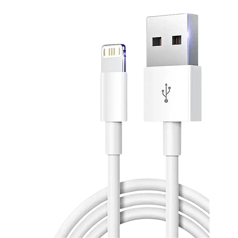 Apple iPhone X XR XS 14 8 7 6S 6 artı 13 12 11 Pro Max iPad USB şarj kablosu 1.2 mt