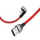 Baseus U-Şekilli Oyun Kablosu USB iphone 2.4A için 1 metre Kırmızı