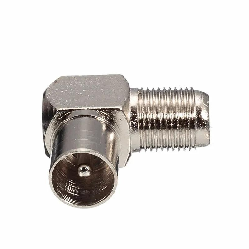 F konnektör Dişi 60 ohm Erkek L Tipi Çevirici