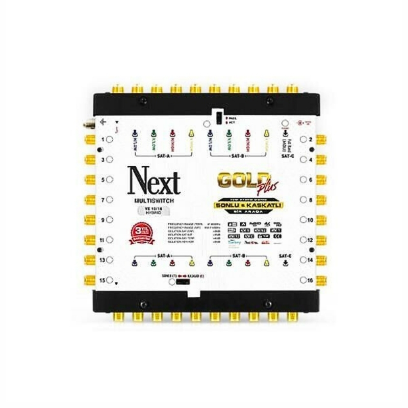 Multiswitch Next 16'lı Santral YE-10/16 Multiswitch Next 16'lı Santral YE-10/16