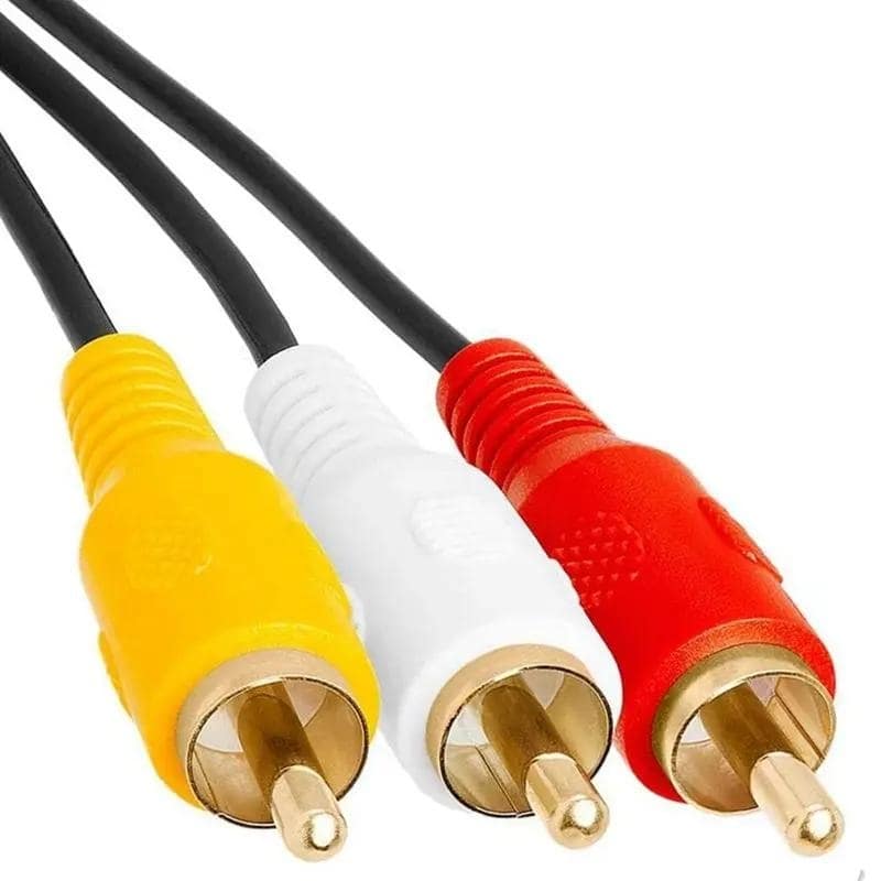 Uydu Alıcı Av Kablo 3.5mm Stereo L Erkek 3 RCA Kablo 1.5 Metre