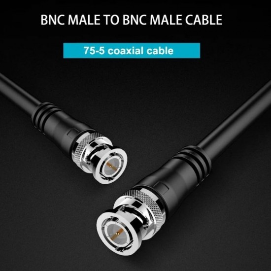 Bnc Erkek - Bnc Erkek Kablo Video Kablosu 4.8 mm 3 Metre